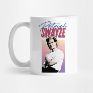 Patrick Swayze - Retro 90s Styled Fanart Design Mug